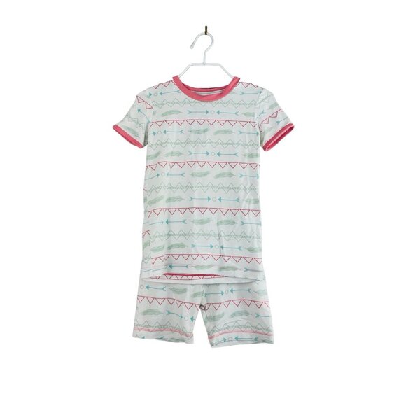 KicKee Pants Pajamas 2 Piece Set Feather Arrows 4T - Picture 1 of 6